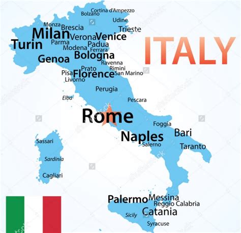 Detailed clear large road map of italy with road routes and driving directions from cities to towns, road intersections in regions, provinces, prefectures, also with routes leading to neighboring countries. Top 6 Most Important Cities in Italy | Best Of Our Magical Planet