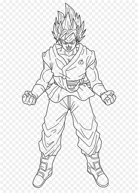 Dibujos Para Colorear De Goku Ultra Instinto - Impresion gratuita