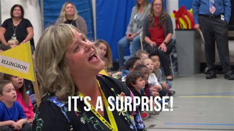 Surprise Teacher Wins State Award Youtube