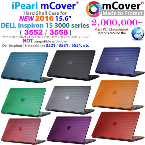 Dell inspiron 15 3000 series (3551) notebook windows 10 64bit drivers. NEW iPearl mCover Hard Case for 15.6" Dell Inspiron 15 ...
