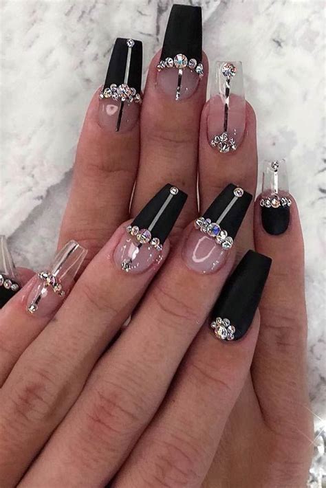 23 Glitzy Nails With Diamonds We Cant Stop Looking At Page 2 Of 2