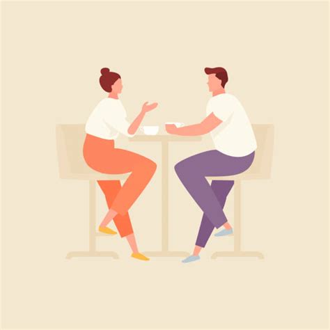 Two People Talking Illustrations Royalty Free Vector Graphics And Clip