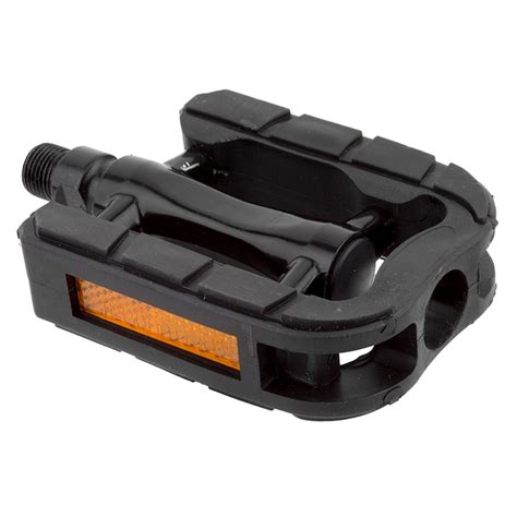 Sunlite Urban Non Slip Black 916 Alloy Pedals With Rubber Grippers