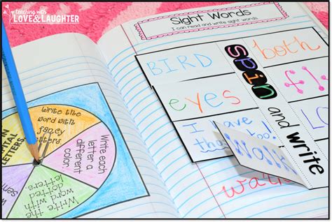 Teaching With Love And Laughter Interactive Notebooks For Little