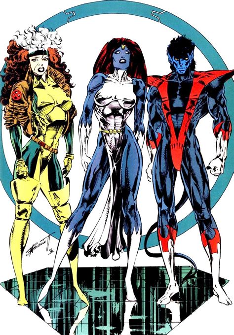 Rogue Mystique And Nightcrawler By Richard Bennett Marvel Superheroes