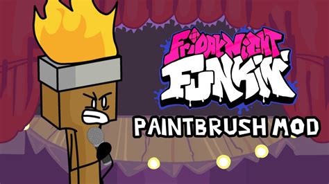 Inanimate Insanity Paintbrush In Friday Night Funkin Mod Gameplay Youtube