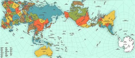 El Extraordinario Mapa Que Muestra Las Proporciones Reales Del Mundo