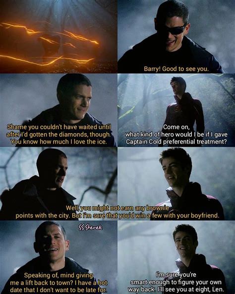 Coldflash Au Part 8 8 [several Weeks After Part 7] Barry S Patrolling As The Flash When He
