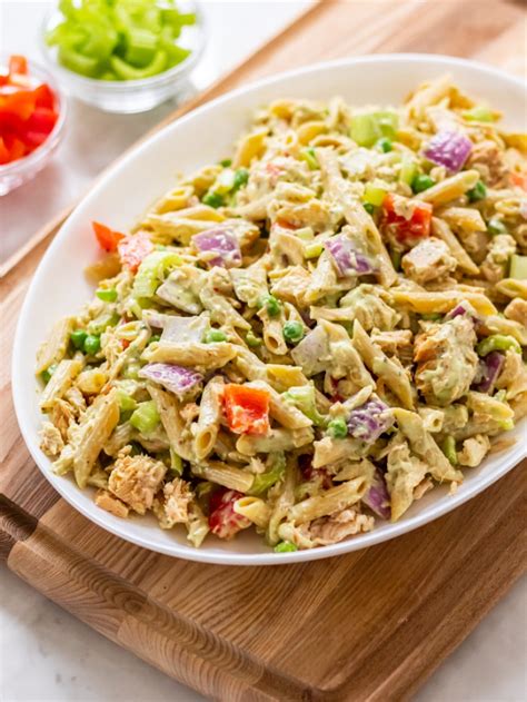 Low Calorie Tuna Pasta Salad Gf Low Calorie Skinny Fitalicious