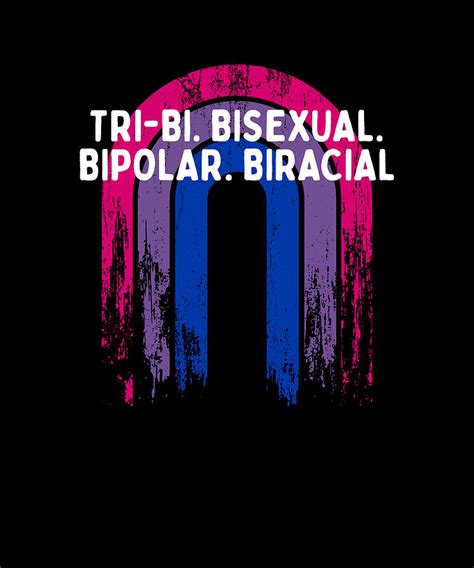 Bisexual Biracial Bi Pun Bi Pride Joke Lgbtq Funny Digital Art By