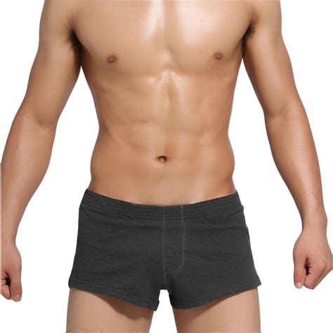 Buy Kwanz Male Low Waist Underwear Sexy Loose Boxers Underwear Home Gay Boxer