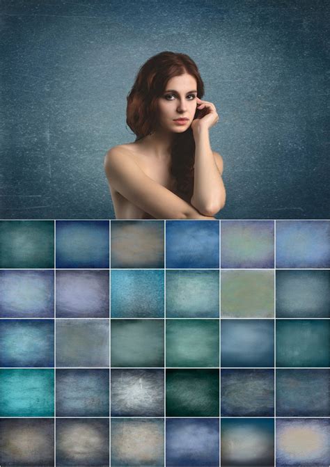 240 Blue Portrait Backdrop Photography Studio Backdrop Etsy