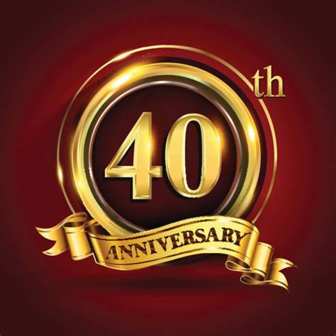 40th Anniversary Illustrations Royalty Free Vector Graphics And Clip Art