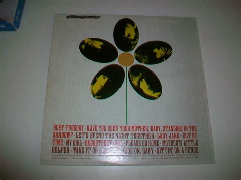Rolling Stones Flowers Vinyl Lp London Ps 509 Original Inner Sleeve