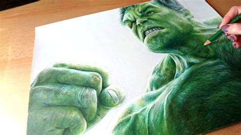 Hulk Color Pencil Drawing Bestpencildrawing