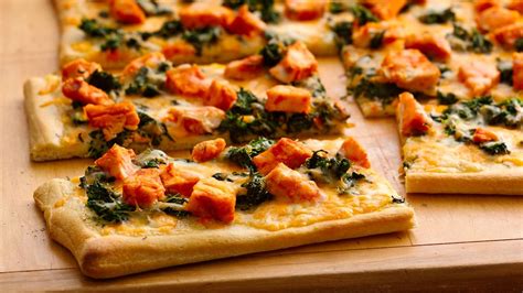 Spicy Chicken And Spinach Pizza Recipe From