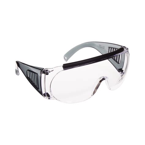 Allen Company Shooting Safety Glasses Fit Over Clear Wrap Around Frame Polycarbonate 015