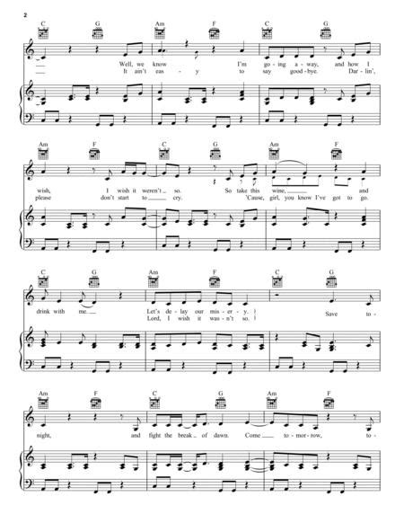 Save Tonight By Eagle Eye Cherry Digital Sheet Music For Score