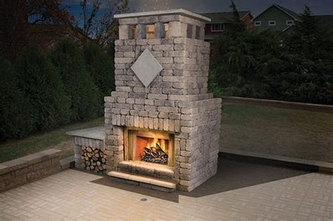 The technique to achieve a square fire pit instead of a circular one is the same, all you need is concrete blocks and concrete mix. Bradford Fireplace at Menards®