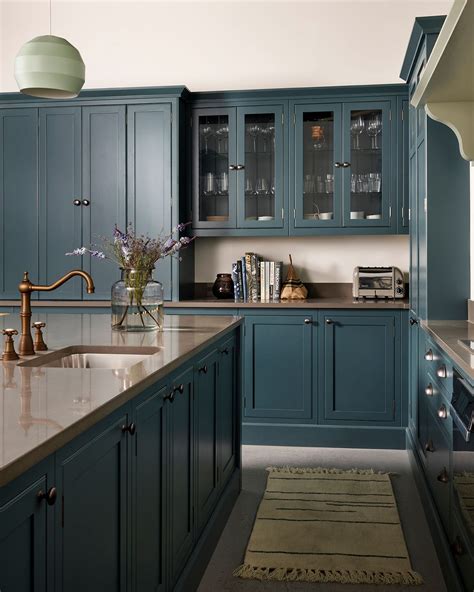 Gorgeous Green Arbor Kitchen Teal Kitchen Cabinets Kitchen Design