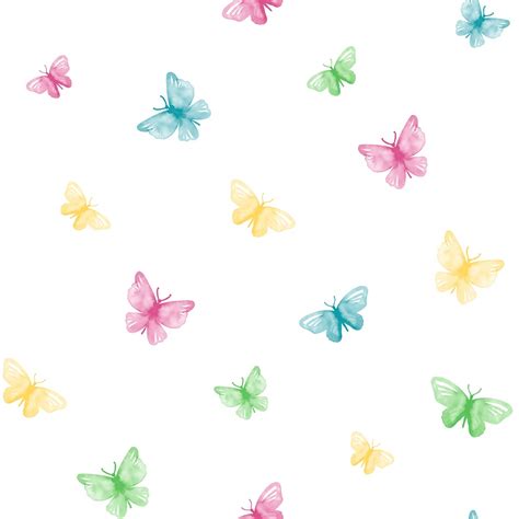 Rasch Jardin Butterfly Pattern Glitter Motif Textured