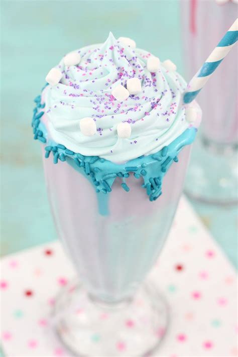 Magical Ice Cream Treat Unicorn Milkshakes Unicorn Milkshake