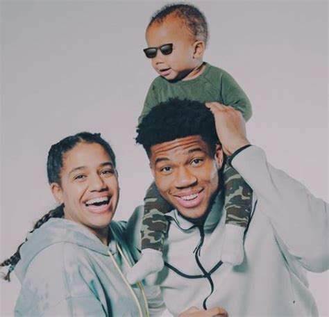 Nothing is known of his education. Giannis Antetokounmpo with his partner and son | Celebrities InfoSeeMedia