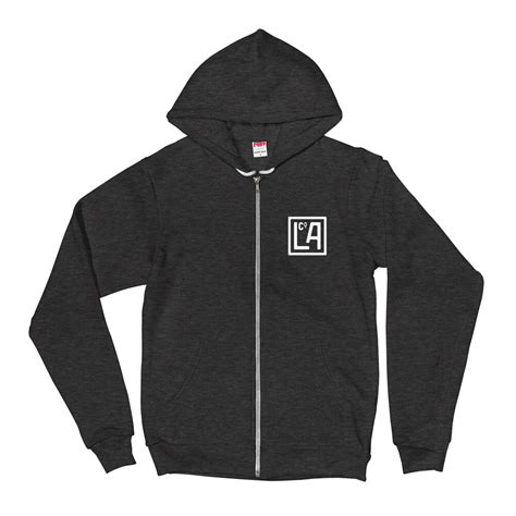 unisex zip up hoodie american apparel little anvil