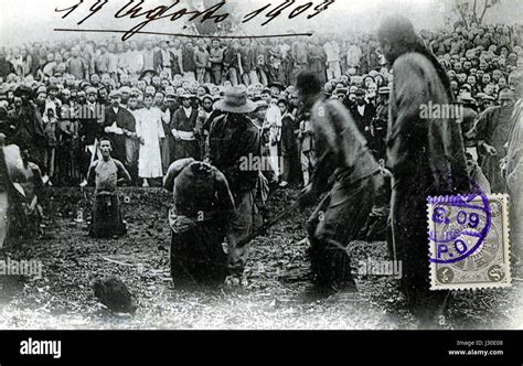 Enthauptung Räuber In Tieling China 1909 2 Stockfotografie Alamy