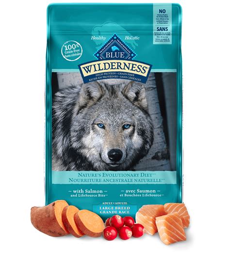 This grain free dog food contains more of the salmon and chicken dogs love. BLUE Wilderness Nature's Evolutionary Diet with Salmon for ...