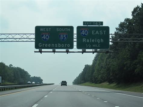 Interstate 85 South Durham Orange Counties Aaroads North Carolina
