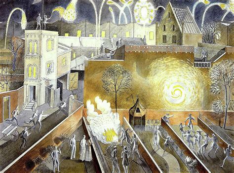 November 5th Digital Remastered Edition Painting By Eric Ravilious