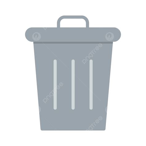 Trash Can Flat Icon Vector Trash Can Delete Png And Vector With