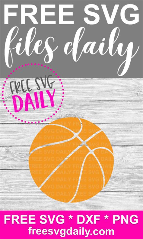 Free Basketball SVG Cut Files For Cricut And Silhouette.