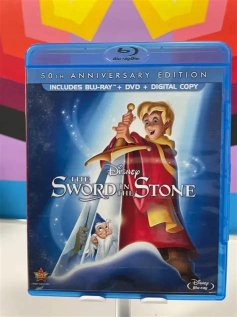 Sword In The Stone Blu Ray 50th Anniversary Disney 849 Picclick