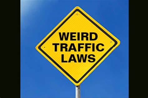50 Weird Traffic Laws From Around The World Autojosh