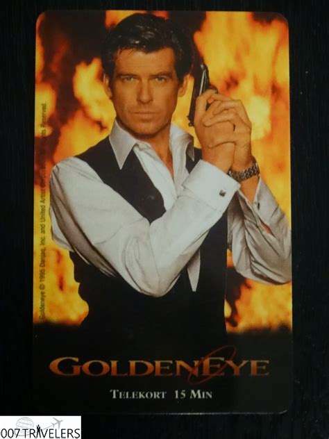 007 Travelers 007 Item Goldeneye Telekort 15 Min Phone Card