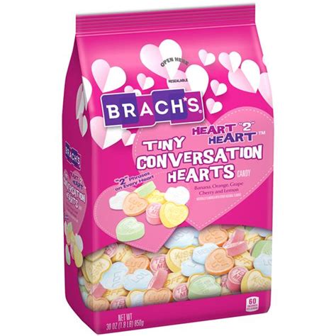 Brachs Heart 2 Heart Tiny Conversation Hearts Valentines Candy Hy