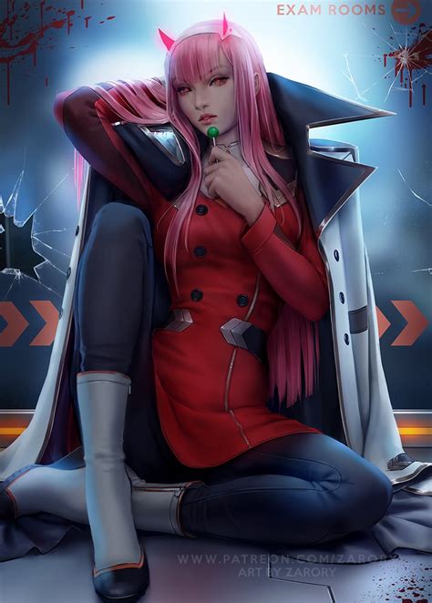 63 Hot Pictures Of Zero Two From Darling In The FranXX OXO3D Anime