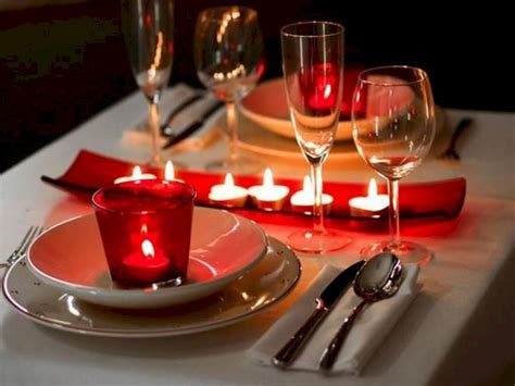 Romantic Dinning Room Table Ideas To Celebrate Valentine S Day Romantic Table Decor Romantic