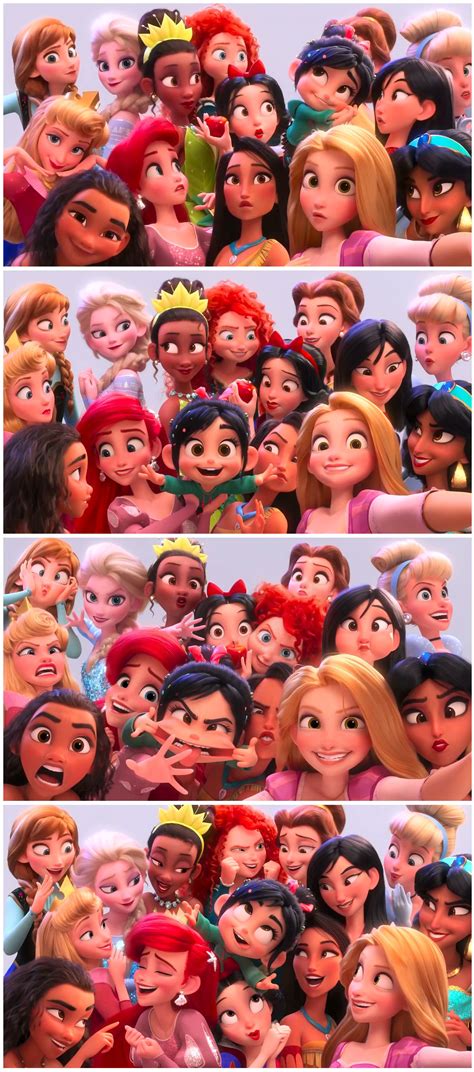 All Disney Princess From Wreck It Ralph 2 Trailer Desenhos De