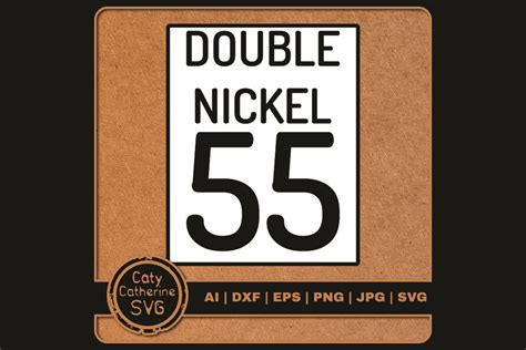 Double Nickel 55th Birthday Graphic By Caty Catherine · Creative Fabrica