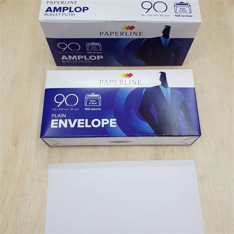 Amplop Paperline Putih Polos 90 Pps
