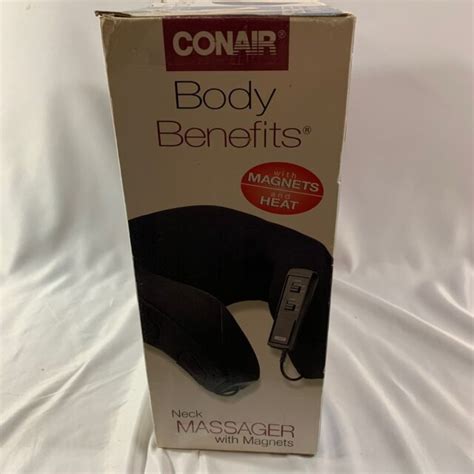 Vintage 1998 Conair Body Benefits Neck Massager With Heat And Magnets