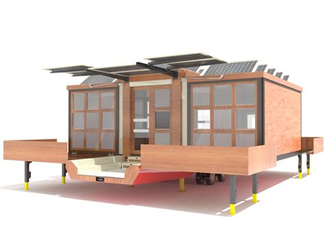 Solar Tiny House That Triples In Size