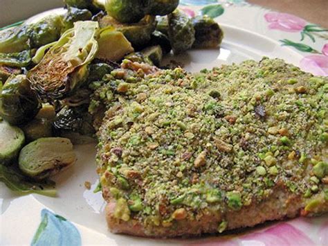 Your health is the most important thing. Salmon with a pistachio crust | Recipes, Low cholesterol ...