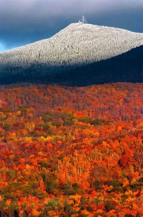 Killington Vermont Vermont Autumn Scenery Nature