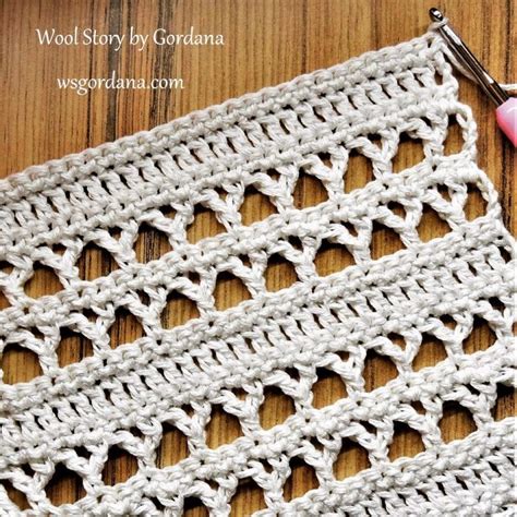 Crochet Y Stitch Lace Pattern