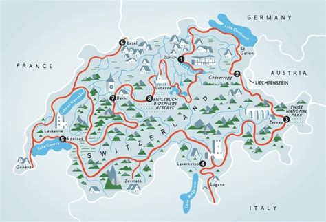 Switzerland Itinerary Switzerland Tourism Switzerland Vacation Tour