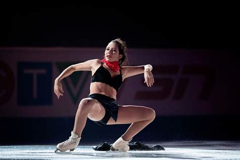 Striptease Tricks Of The Russian Figure Skater Elizaveta Tuktamysheva